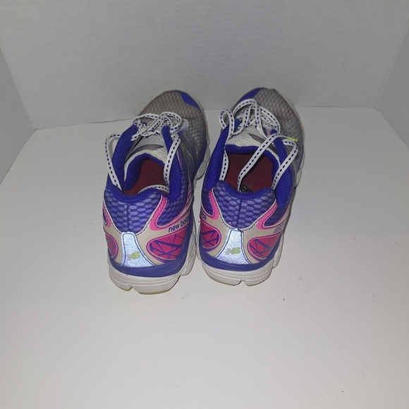 New Balance Women's Purple and Gray Running Shoes - Picture 3 of 9